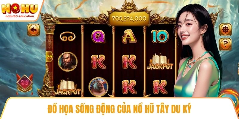 Đồ họa sống động của nổ hũ Tây Du Ký